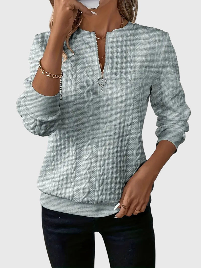 Catherine - Half Zip Sweatshirt
