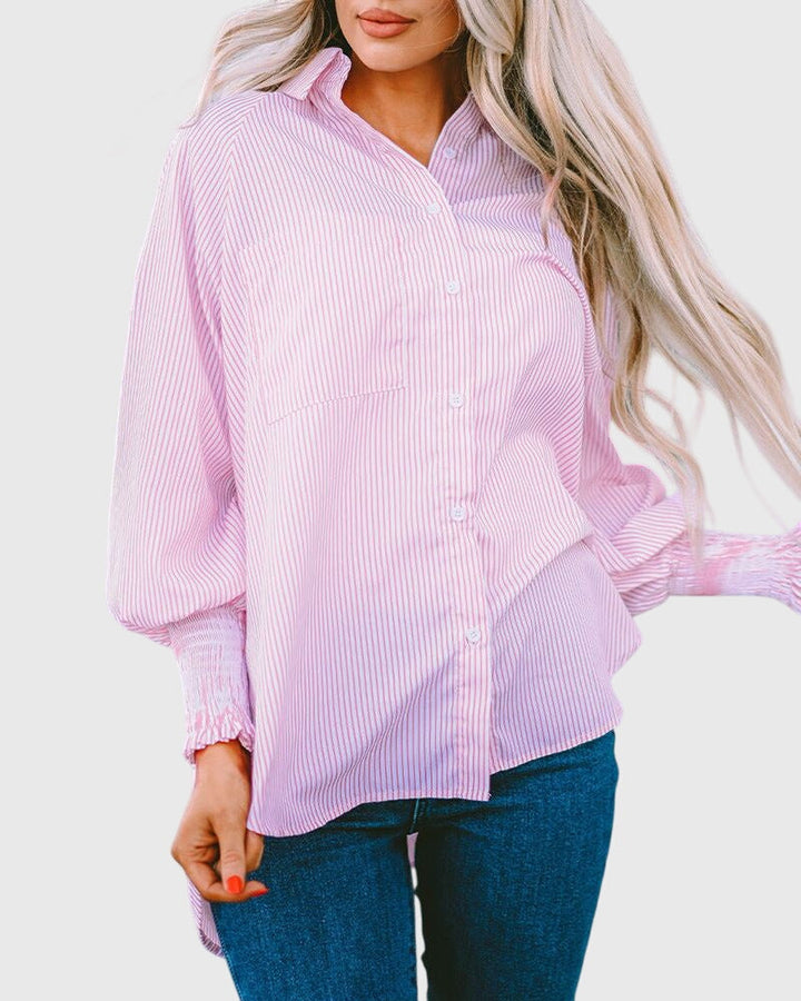 Blaine - Oversized Striped Shirt
