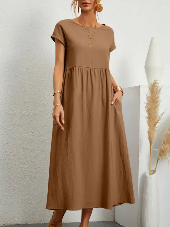 Saffron - Vintage Comfortable Summer Dress
