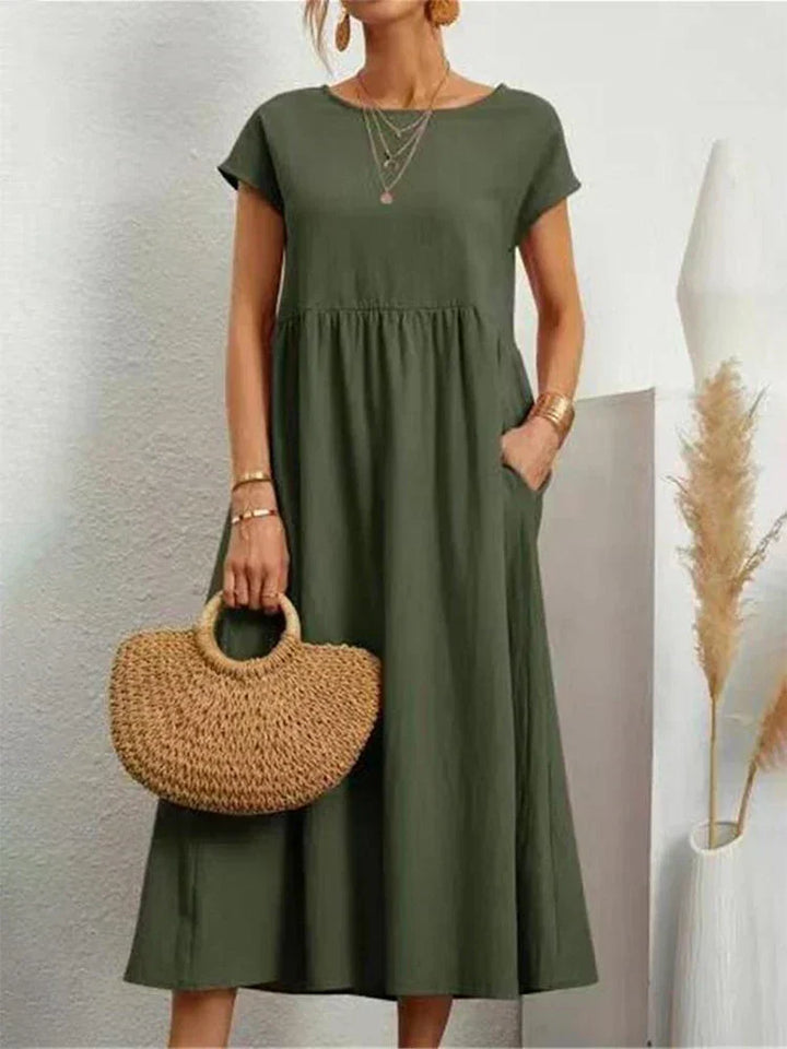 Saffron - Vintage Comfortable Summer Dress