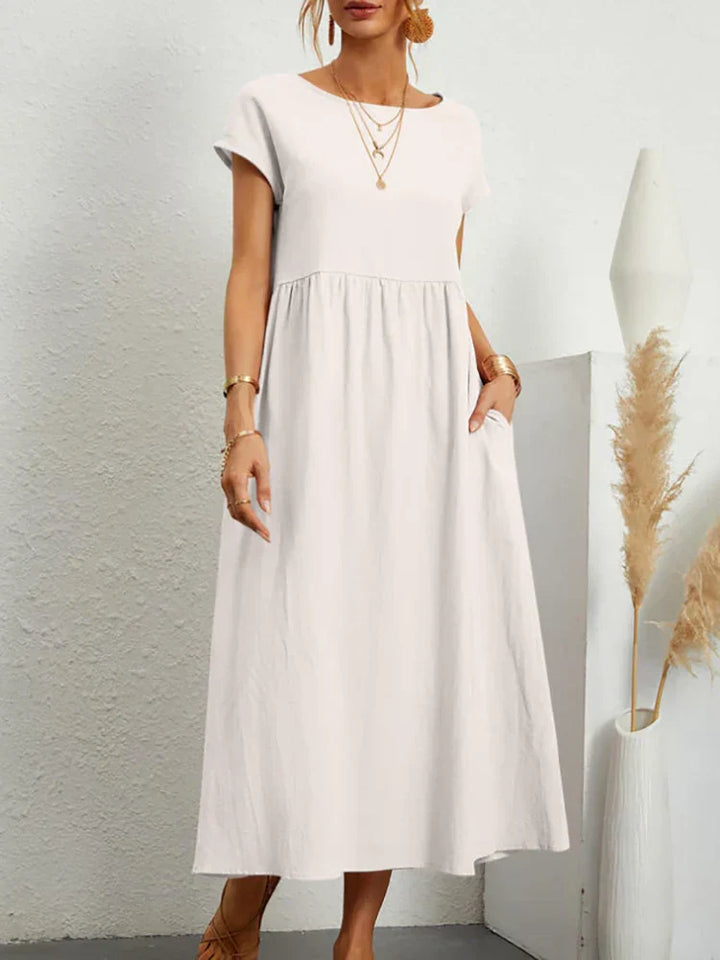 Saffron - Vintage Comfortable Summer Dress
