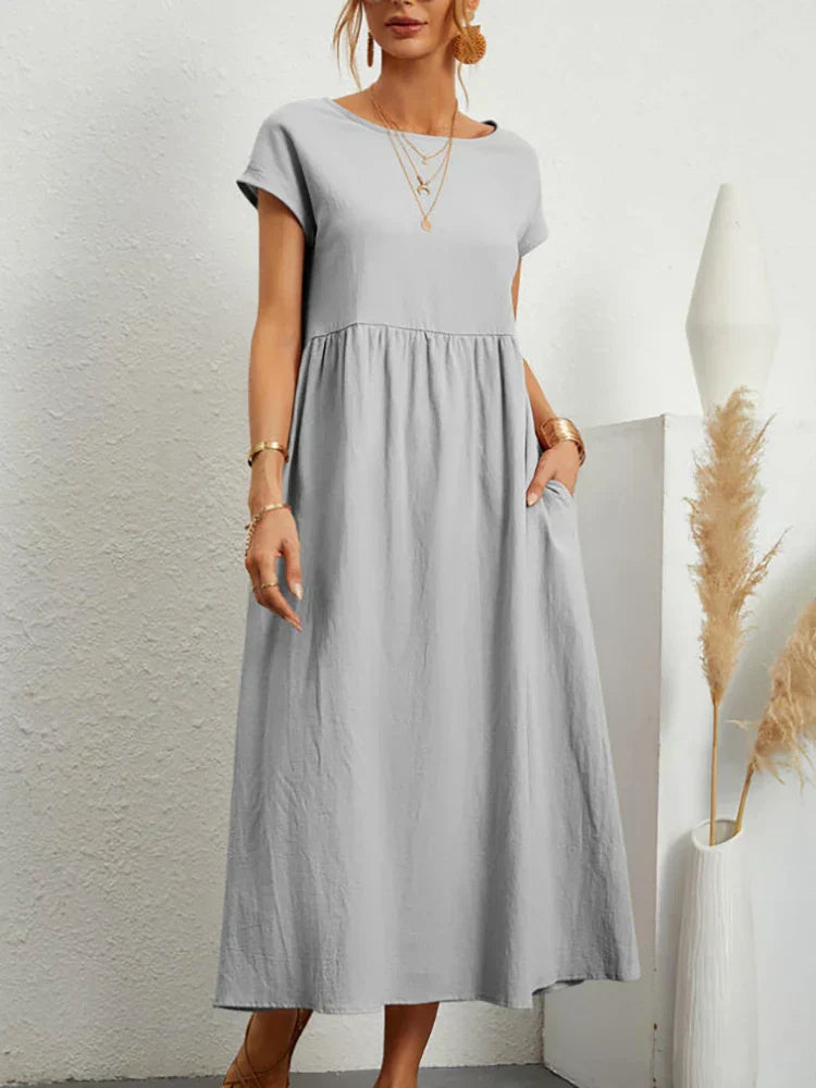 Saffron - Vintage Comfortable Summer Dress