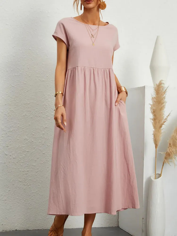 Saffron - Vintage Comfortable Summer Dress