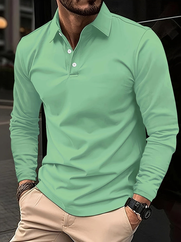 Finn™ – Long Sleeve Men's Polo Shirt