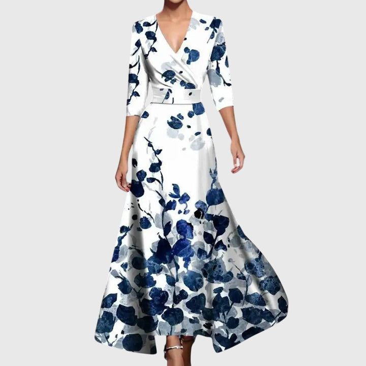 Caroline | Elegant Summer Floral Dress