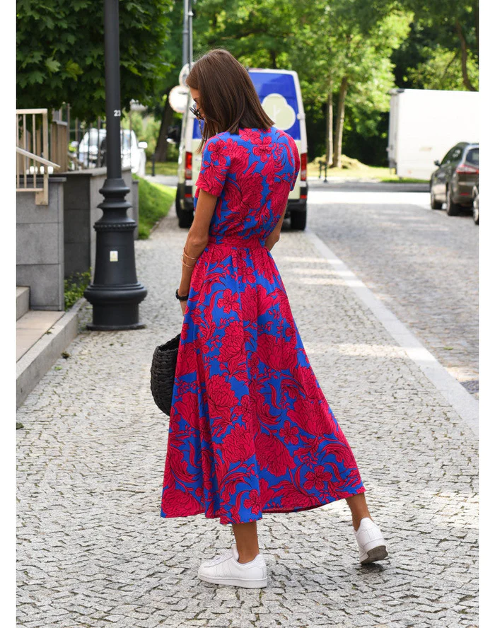 Sofia - Summer dress with floral pattern