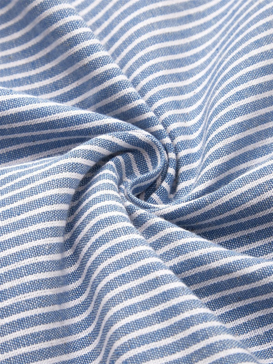 Minda – Striped Midi Dress