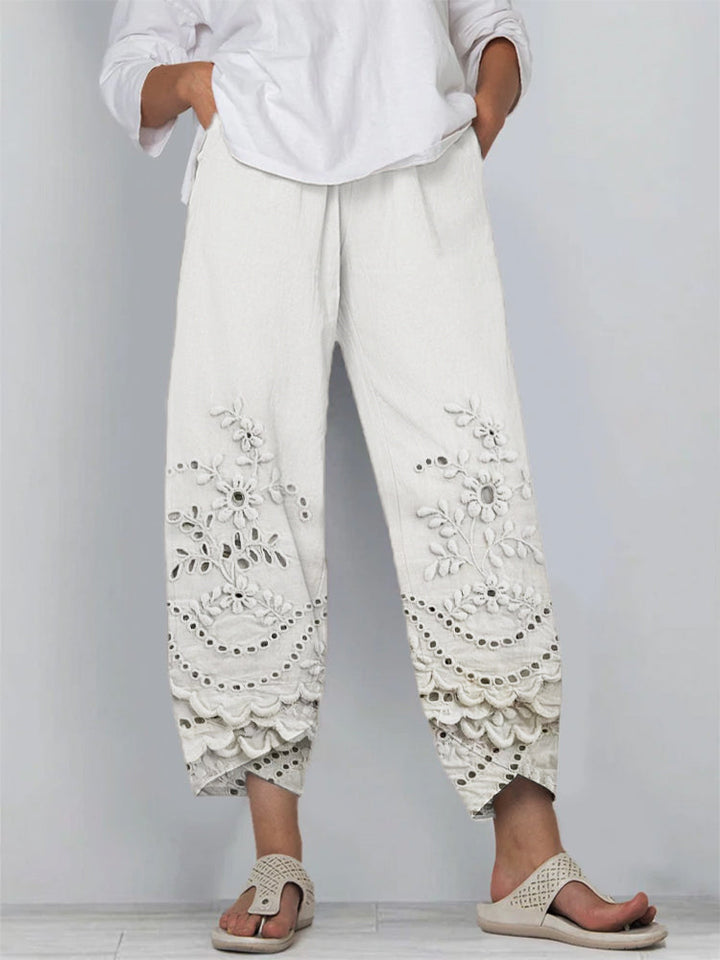 Amélie™ | Floral Print Trousers for a Stylish Look