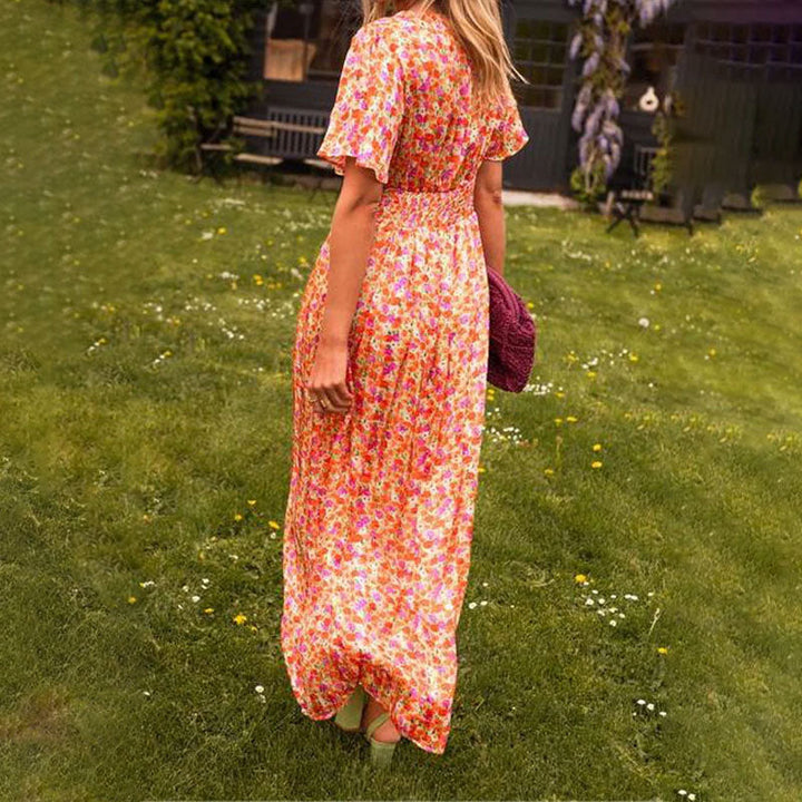 Emily - Classic V-Neck Dress