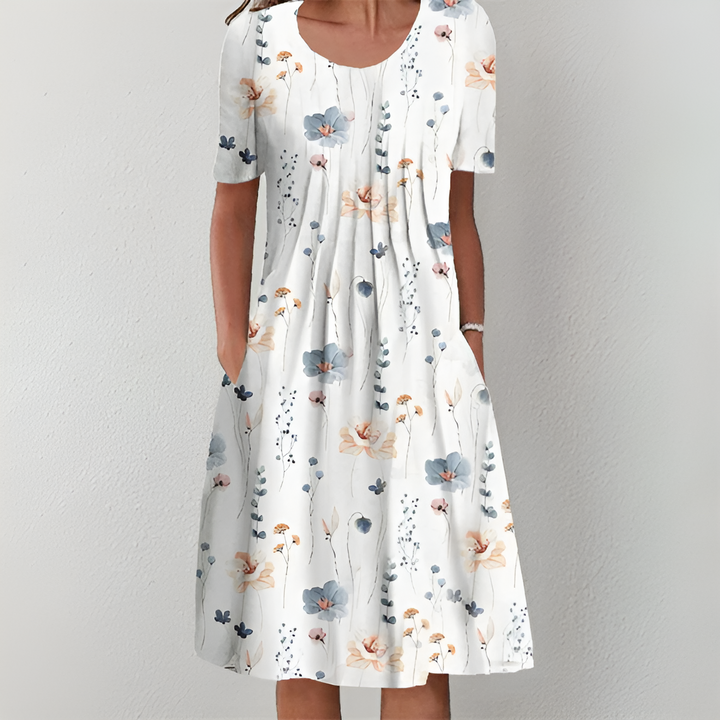 Helen - Classic Floral Dress