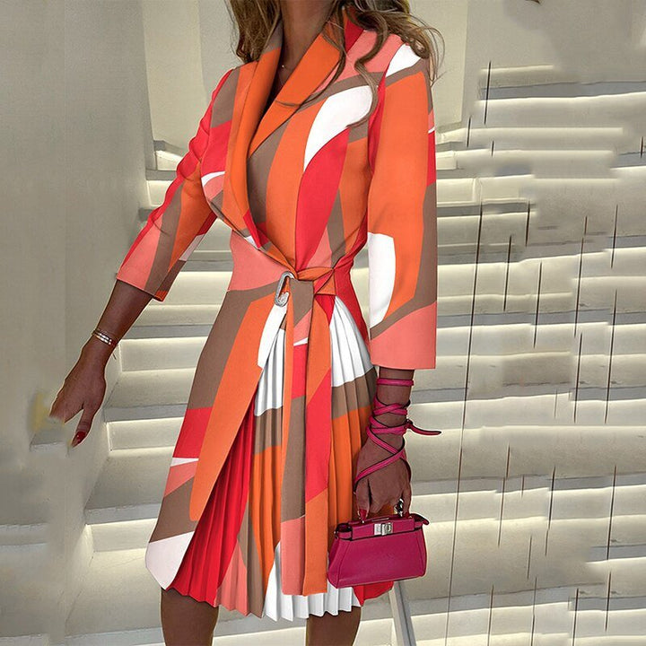 Sarah - Chic long sleeve blazer dress for women