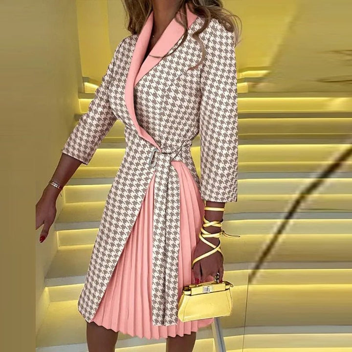 Sarah - Chic long sleeve blazer dress for women